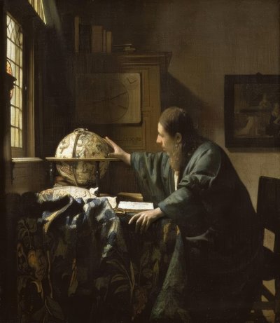 天文学者 作： Jan Vermeer van Delft